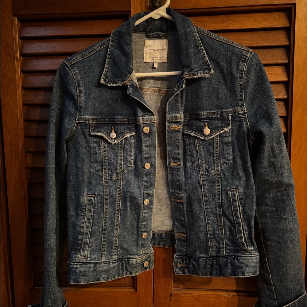 Zara Classic Blue Denim Jacket